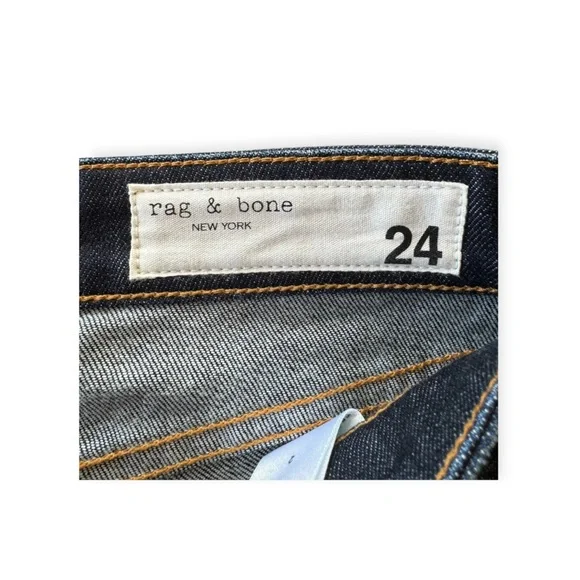 Rag & Bone Dre Jeans NWT Slim Boyfriend Dark Wash Denim 24 - Picture 7 of 12